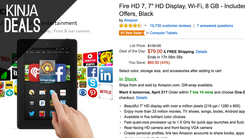 Illustration for article titled Today's Best Deals: Ultra-Cheap Tablets, Spacious Hard Drives, & More
